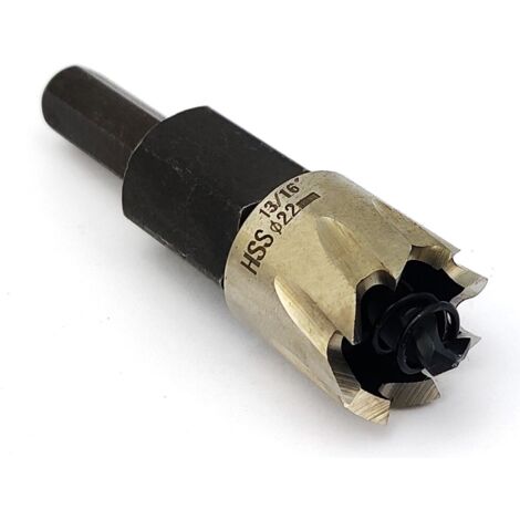 Scie cloche RS PRO HSS 22mm, profondeur de coupe 11mm ( Prix pour 1 )