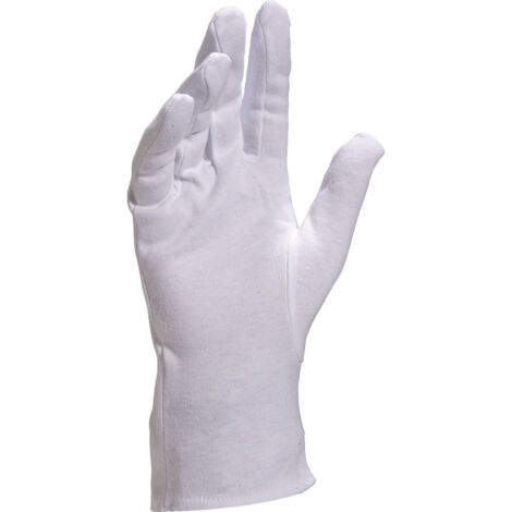 Gants de manutention Delta Plus COB40 taille 6, Protection mécanique, Blanc ( Prix pour Paquet de 12 Paires )