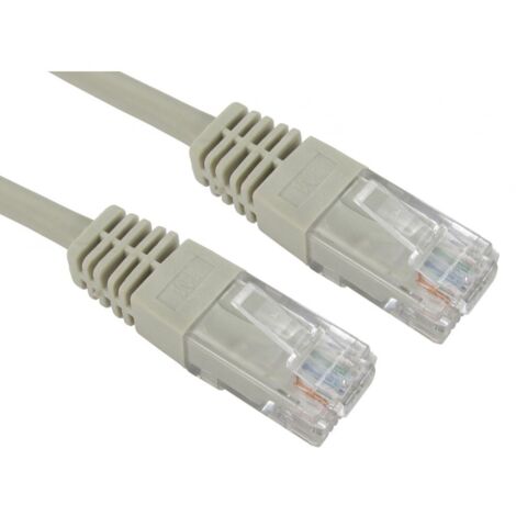 Câble Ethernet catégorie 5e UTP RS PRO, Gris, 40m PVC Avec connecteur Droit ( Prix pour 1 )