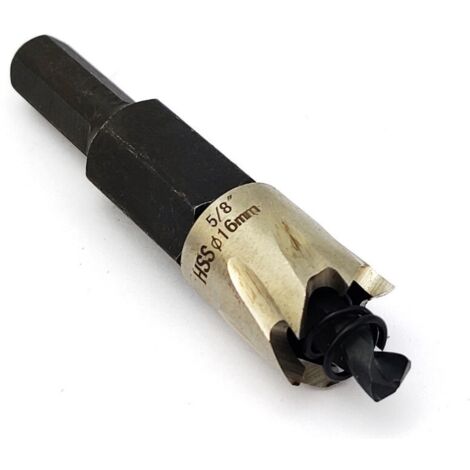 sourcing map 16mm Diamètre 6mm de profondeur coupe 6 Flûtes à rainure en T, HSS-AL Fin Mill Fraise