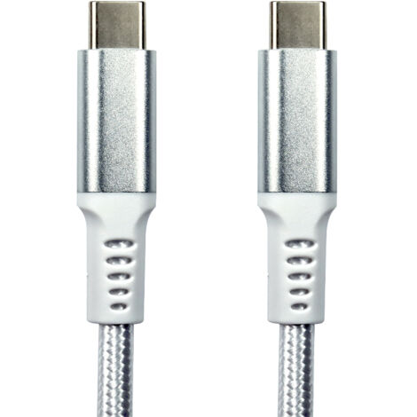 Câble USB RS PRO USB C vers USB C, 1m, Blanc ( Prix pour 1 )