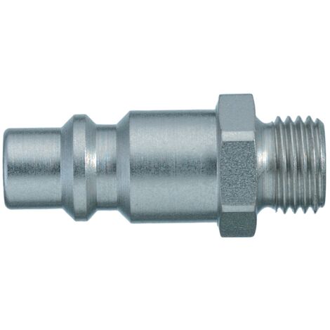 Raccord rapide pneumatique Legris, Filetage Mâle vers Mâle BSPP 3/8 in Male 3/8pouces Échange industriel, ISO 6150 B en ( Prix pour 1 )