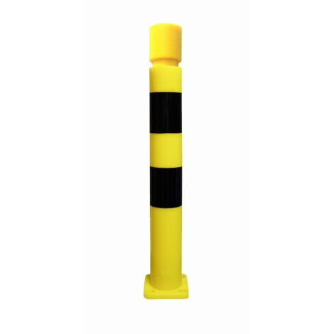 Poteau en Polyuréthane Noir/Jaune ( Prix pour 1 ) (1/3)