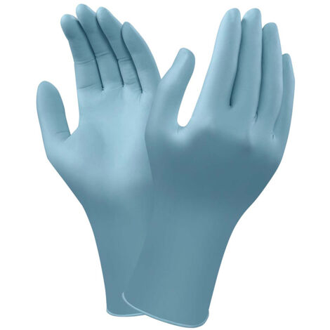 Gants jetables Ansell 92-670 taille 8,5-9, L, Nitrile Non poudrés, x 100 gants ( Prix pour Boîte de 100 )