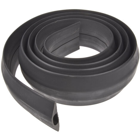 Rs Pro – Protège câble caoutchouc noir 30mm – Longueur 3m – Anti-trébuchement – Protection câbles contre dommages – Pour bureaux et espaces confinés