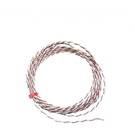 Thermocouple à jonction exposée RS PRO type T Ø 1/0.2mm, L 2m, +250°C max à Raccord dénudé ( Prix pour 1 )