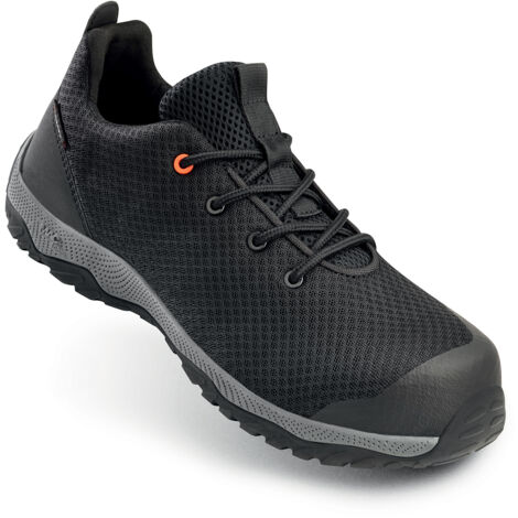 Chaussures de sécurité MS 10 LOW, S1P A SRC, T43 Unisexe, Noir, antistatiques ( Prix pour 1 paire )