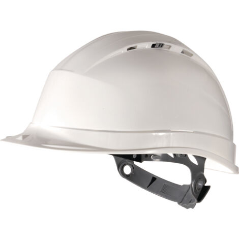 Casque de sécurité Delta Plus Ventilé en Polypropylène Blanc, gamme QUARTZ I ( Prix pour 1 )