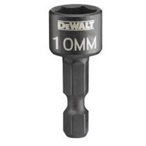 Dewalt – Tournevis à douille 10 mm – Pointe hexagonale – Pour vis à tête hexagonale – Longueur 35 mm – Conforme VDE 1000V (1/2)