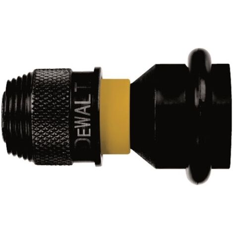 Dewalt – Adaptateur pour clé à chocs 1/2' vers embouts 1/4' – Conception anti-glisse – Zone de torsion flexible – 1 pièce – 52 mm - DT7508-QZ