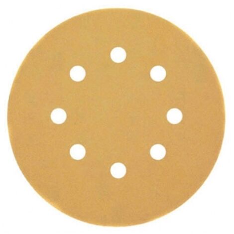 Dewalt – Lot de 25 disques abrasifs 125mm grain 80 – Fixation Velcro – Pour ponçage bois et métal – Durabilité élevée - DT3113-QZ