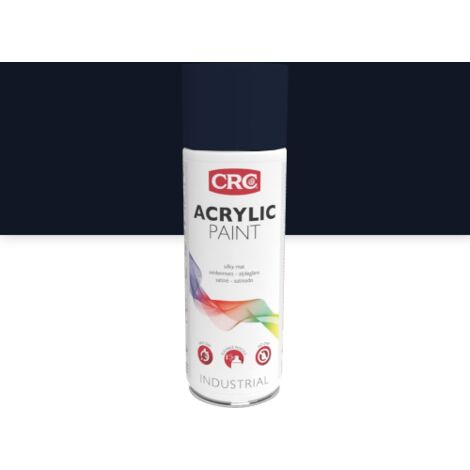 Peinture aérosol CRC ACRYLIC PAINT, Noir RAL 9011 Mat, 400ml ( Prix pour 1 )