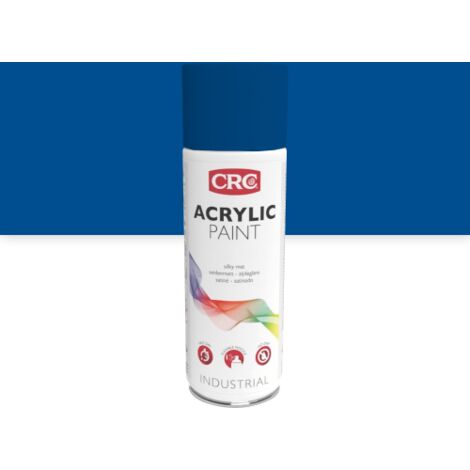 Peinture aérosol CRC ACRYLIC PAINT, Bleu RAL 5017 Brillant, 400ml ( Prix pour 1 )