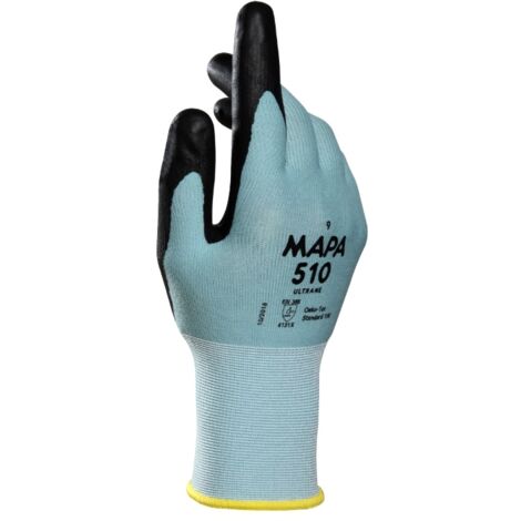 Gants De Protection MAPA Vital 124 - Taille 7 - Jaune - Paire - Nettoyage Professionnel