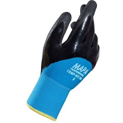 Gants de manutention Mapa TEMPICE 700 taille 9, Thermique, 1 Paire, Bleu ( Prix pour 1 paire ) (1/5)