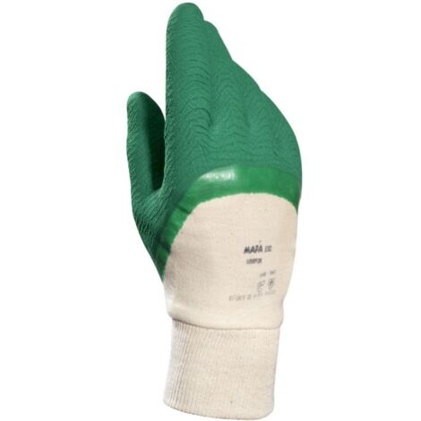 Gants de manutention Mapa HARPON 330 taille 7, 5 Paires, Vert ( Prix pour Paquet de 5 Paires )