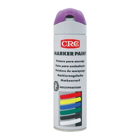 Peinture aérosol CRC MARKER PAINT, Violet Fluorescent, 500ml ( Prix pour 1 )