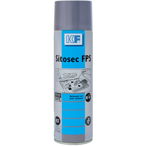 Nettoyant pour contacts électriques CRC Kf Sitosec FPS, Aérosol 500 ml ( Prix pour 1 )