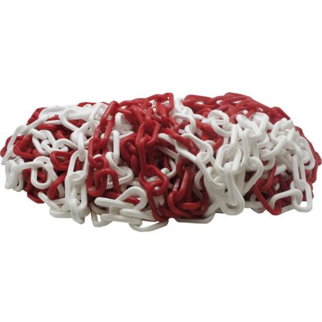 Chaîne RS PRO en Polypropylène Rouge, blanc ( Prix pour 1 ) (1/2)