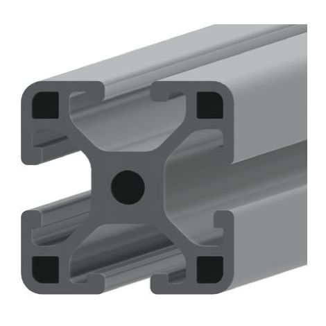 Profilé aluminium 25x25 fente 6 mm