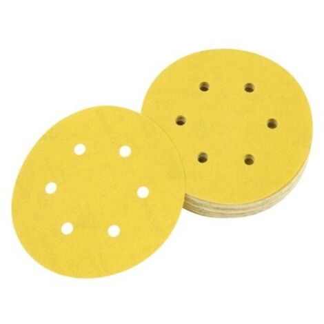 Disque à poncer DeWALT DT31, Grain 120, Ø 150mm, par 10 ( Prix pour Paquet de 10 ) (1/2)