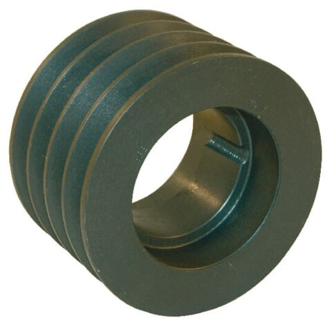 Poulie courroie trapezoidale en Fonte 4 dents , alésage 42mm ( Prix pour 1 ) (1/2)
