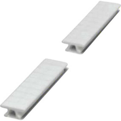 Barrette Zack Phoenix Contact série ZBF 5/WH-100:UNBEDRUCKT ( Prix pour Boîte de 100 ) (1/2)