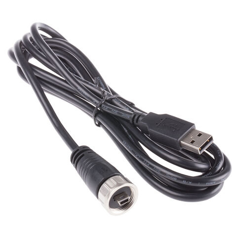 Câble USB RS PRO, USB Micro B femelle vers Male USB C, Noir, 150mm ( Prix  pour