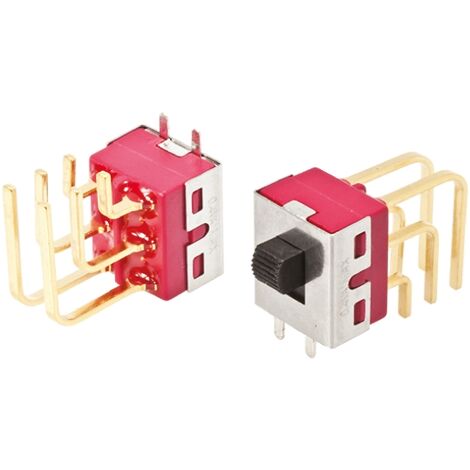 Bouton-poussoir miniature, Momentané, SPDT, 400 mA @ 20 V, Montage sur  Circuit imprimé