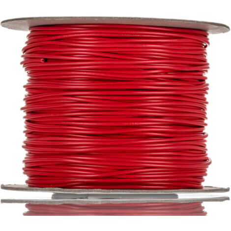Câble triple homologation RS PRO, Rouge, Section 0,5 mm² 1 kV c.c., 600 V c.a., , Triple homologation ( Prix pour Bobine de 100 Mètres )