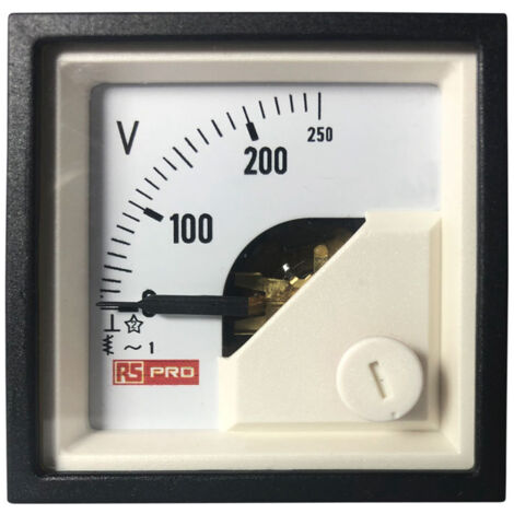 Voltmètre analogique RS PRO, V c.a., 1 % ( Prix pour 1 ) (1/3)