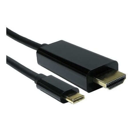 Câble USB RS PRO, HDMI vers USB C, Noir, 3m ( Prix pour 1 )