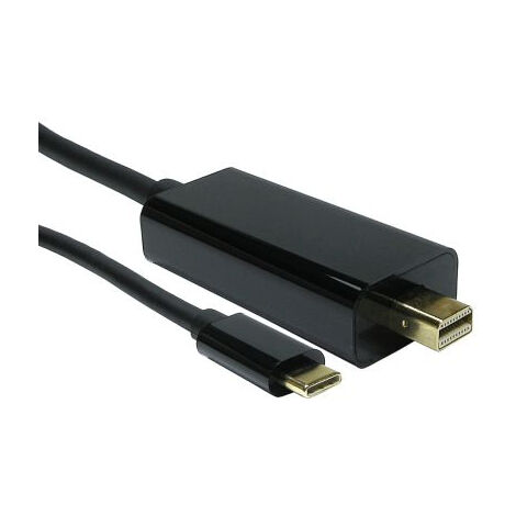 Câble USB RS PRO, USB C vers USB A, 1m, Noir