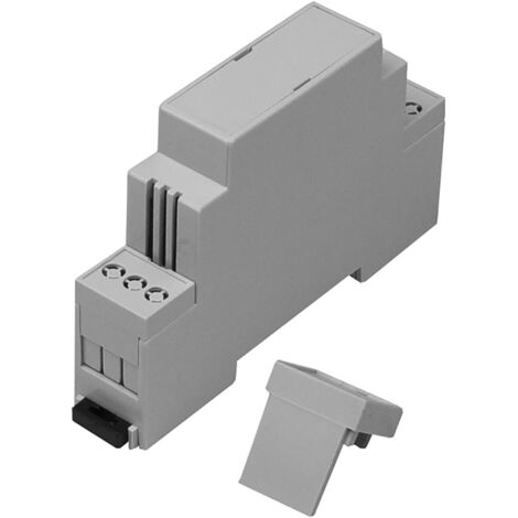 Kit de boîtier rail DIN RS PRO Top ouvert, côtés à ventilation, Dimensions 17.5 x 90 x 58mm 2 pôles ( Prix pour 1 ) (1/2)