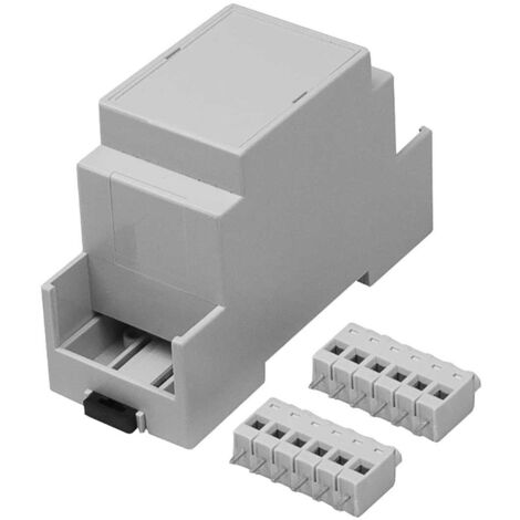 Kit de boîtier rail DIN RS PRO Murs/côtés étendus, Dimensions 36 x 90 x 58mm 2 pôles ( Prix pour 1 ) (1/2)