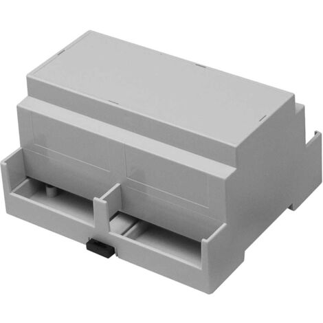 Kit de boîtier rail DIN RS PRO Côtés à murs étendus, Top, Dimensions 106.2 x 90 x 58mm 4 pôles ( Prix pour 1 ) (1/2)