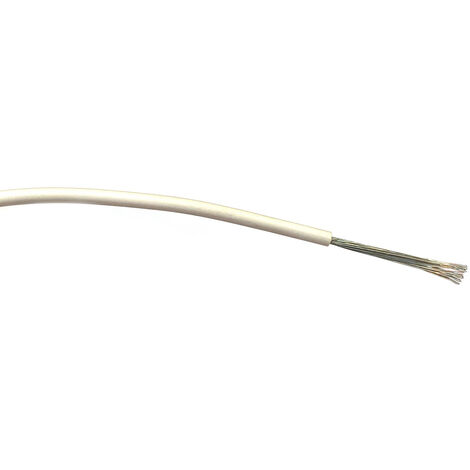 Bobine de câble flexible unipolaire 1 mm couleur blanche 100m