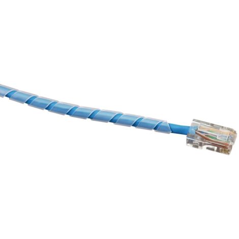 Gaine de câble spiralée RS PRO, Ø 19mm 50mm, en Polyéthylène, Sans halogène ( Prix pour Bobine de 30 Mètres ) (1/2)