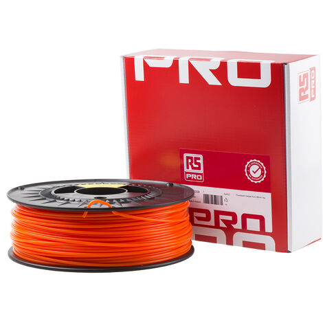 Filament pour imprimante 3D RS PRO, PLA, Ø 1.75 mm, Blanc, 2.3 kg, FDM