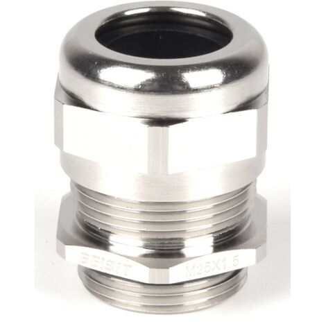 Presse-étoupe M25 x 1.5 en Laiton nickelé pour câble de 9mm à 16mm, , IP68 ( Prix pour Sachet de 10 ) (1/2)
