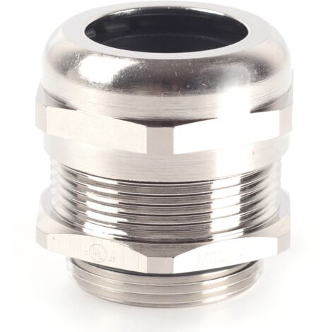 Presse-étoupe M20 x 1.5 en Laiton nickelé pour câble de 18mm à 25mm, , IP68 ( Prix pour 1 ) (1/2)