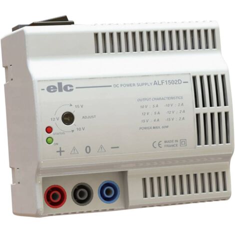 Alimentation de laboratoire, +/-10V, 2A, 2 sorties 60W (1/2)