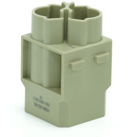 Embout de connecteur RS PRO, 2 contacts , 100A, Mâle ( Prix pour 1 )