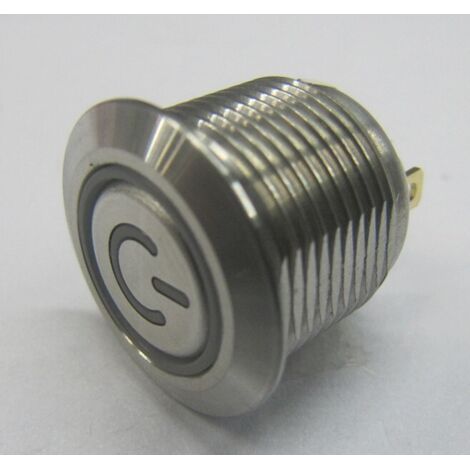 Bouton-poussoir, Momentané lumineux, LED RGB, Unipolaire à une direction, 2 A, Translucide, Montage panneau ( Prix pour 1 ) (1/2)