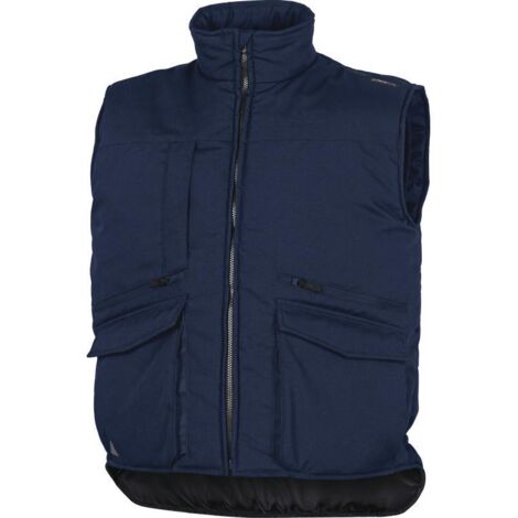 Gilet sans manches Mixte M Bleu marine Coupe-vent ( Prix pour 1 )