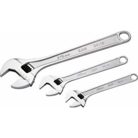 Clé de serrage SAM, Long. 203,2 mm, 254 mm, 381 mm, Chrome ( Prix pour 1 ) (1/2)