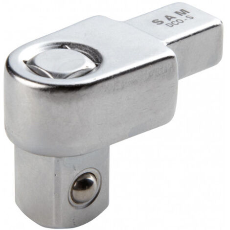 Embout rectangulaire double carré SAM série DC0 Chrome, taille 43 mm ( Prix pour 1 ) (1/2)