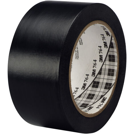 Ruban adhésif large en vinyle souple - 50,8 mm x 33 m - noir