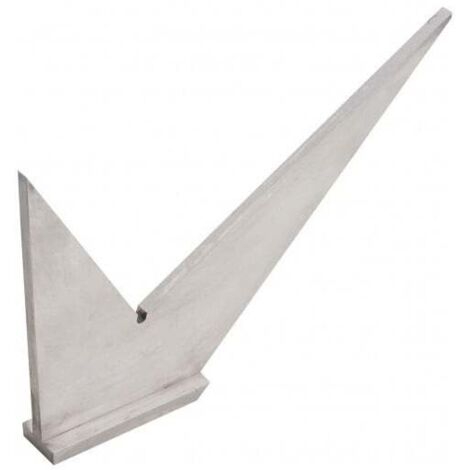 EQUERRE DOUBLE ONGLET A CHAPEAU 150 MM ( Prix pour 1 ) (1/2)