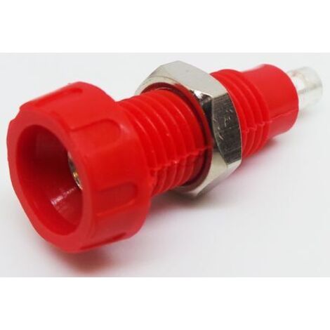 Fiche banane femelle 4 mm RS PRO Rouge Femelle 10A 50V ( Prix pour 1 )
